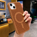 Custodia magnetica a nido d'ape per iPhone 14