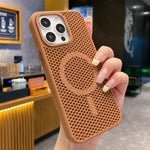 Custodia magnetica a nido d'ape per iPhone 14