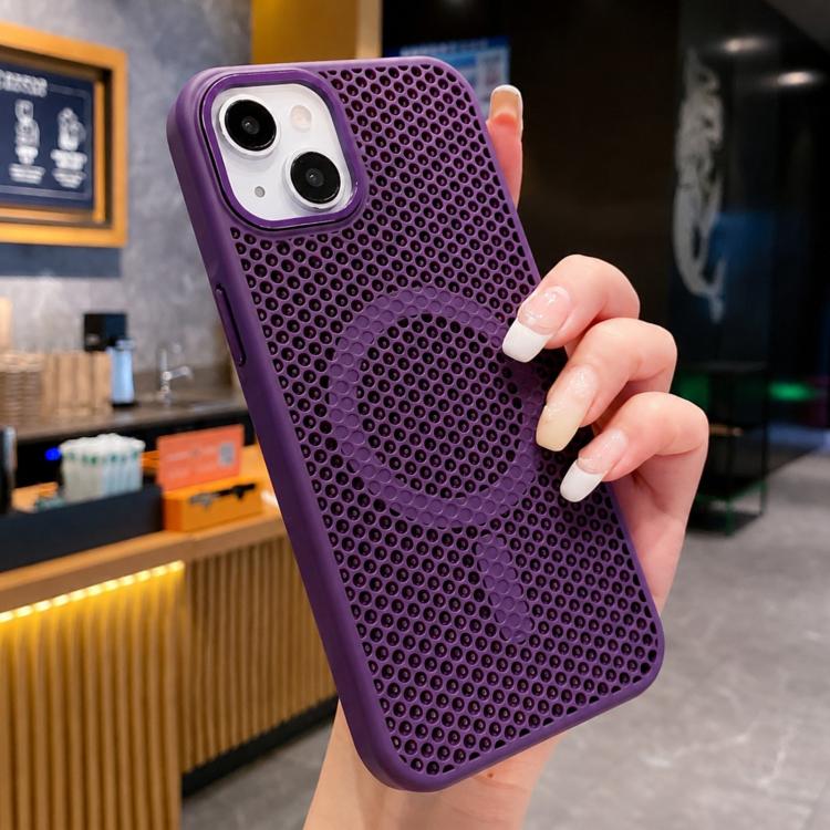 Custodia magnetica a nido d'ape per iPhone 15 Pro