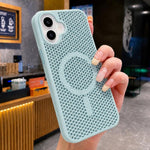 Custodia magnetica a nido d'ape per iPhone 16