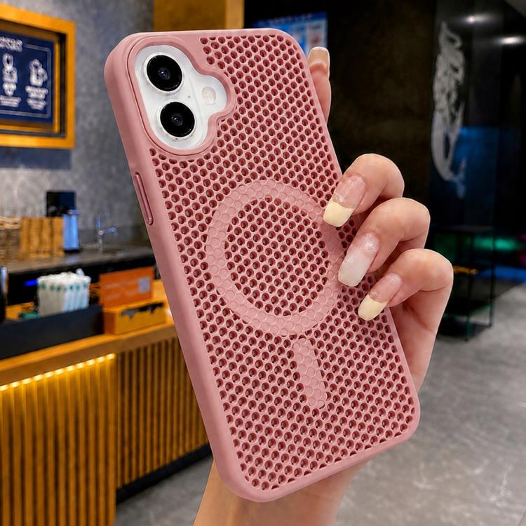 Custodia magnetica a nido d'ape per iPhone 16