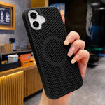 Custodia magnetica a nido d'ape per iPhone 16