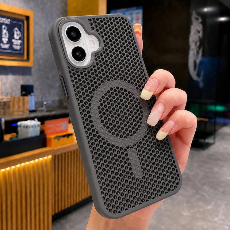 Custodia magnetica a nido d'ape per iPhone 16