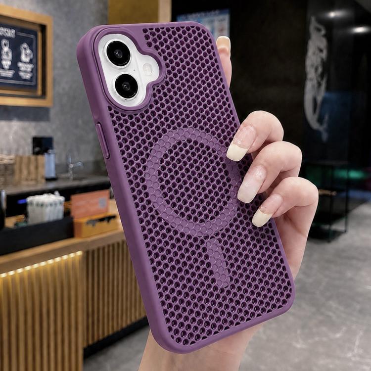 Custodia magnetica a nido d'ape per iPhone 16