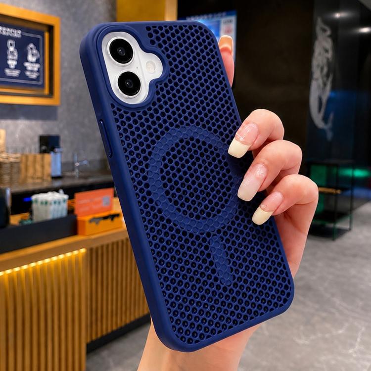Custodia magnetica a nido d'ape per iPhone 16