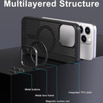 Custodia magnetica a nido d'ape per iPhone 11
