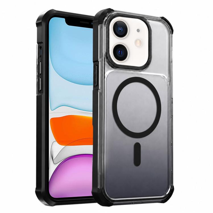 Custodia magnetica trasparente effetto sfumato per iPhone 12 Pro