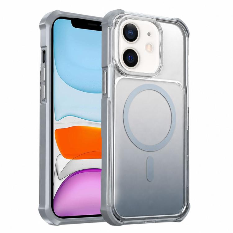 Custodia magnetica trasparente effetto sfumato per iPhone 12 Pro