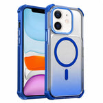 Custodia magnetica trasparente effetto sfumato per iPhone 12 Pro