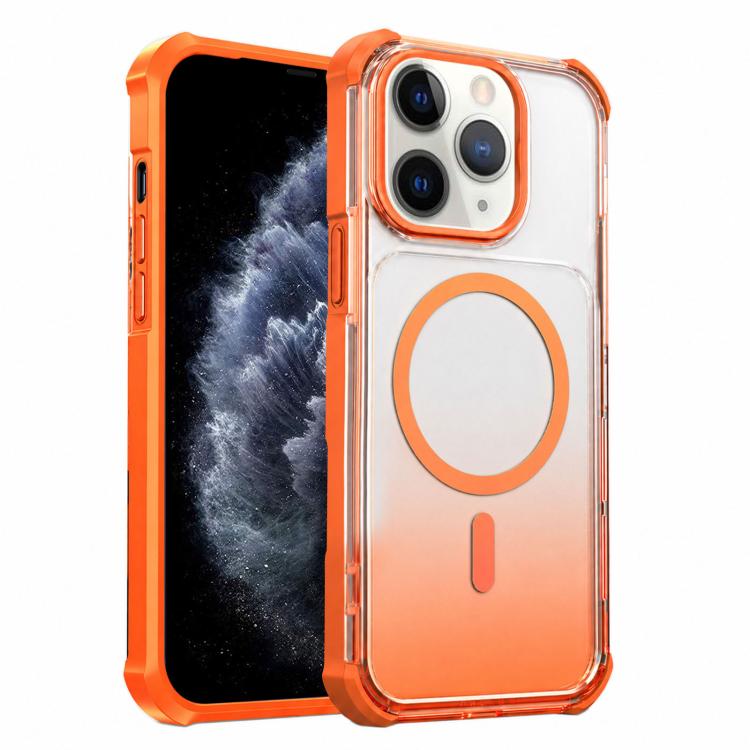 Custodia magnetica trasparente effetto sfumato per iPhone 12 Pro
