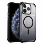 Custodia magnetica trasparente effetto sfumato per iPhone 12 Pro
