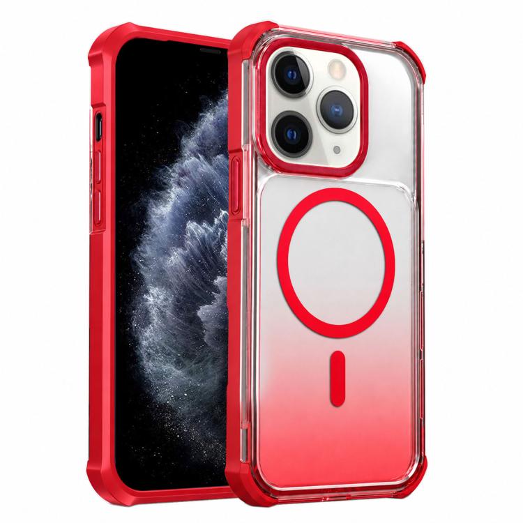 Custodia magnetica trasparente effetto sfumato per iPhone 12 Pro