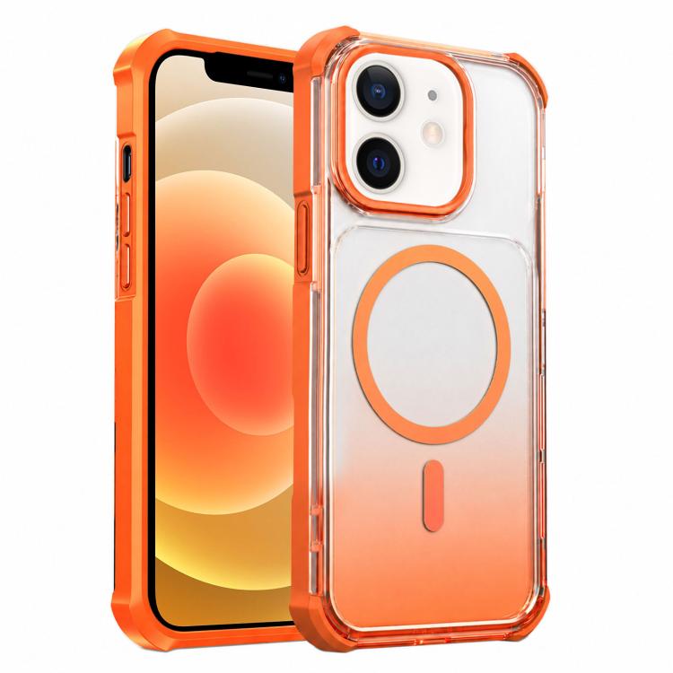 Custodia magnetica trasparente effetto sfumato per iPhone 13 Pro