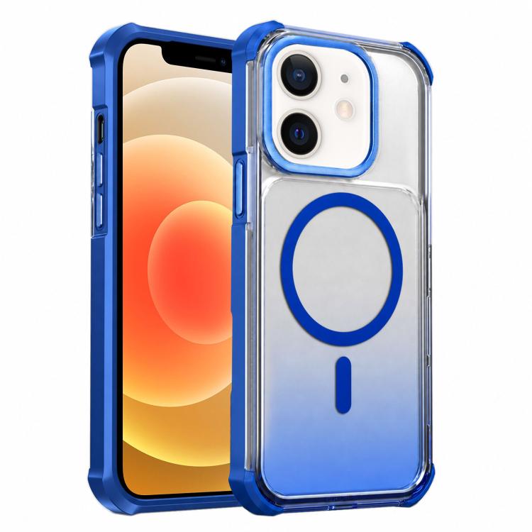 Custodia magnetica trasparente effetto sfumato per iPhone 13 Pro