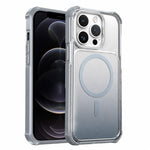 Custodia magnetica trasparente effetto sfumato per iPhone 12 Pro