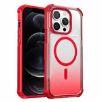 Custodia magnetica trasparente effetto sfumato per iPhone 12 Pro