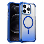 Custodia magnetica trasparente effetto sfumato per iPhone 12 Pro