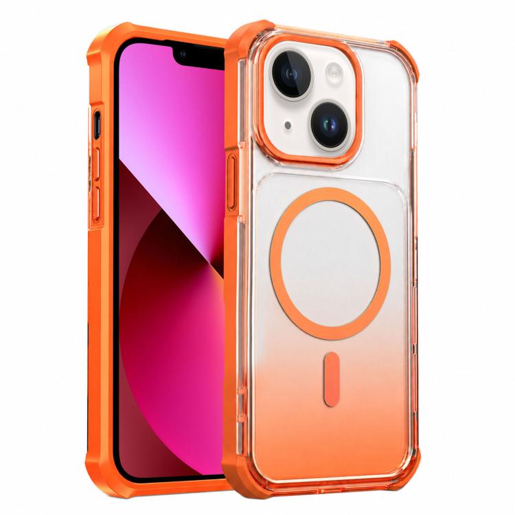 Custodia magnetica trasparente effetto sfumato per iPhone 13 Pro