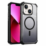 Custodia magnetica trasparente effetto sfumato per iPhone 13 Pro
