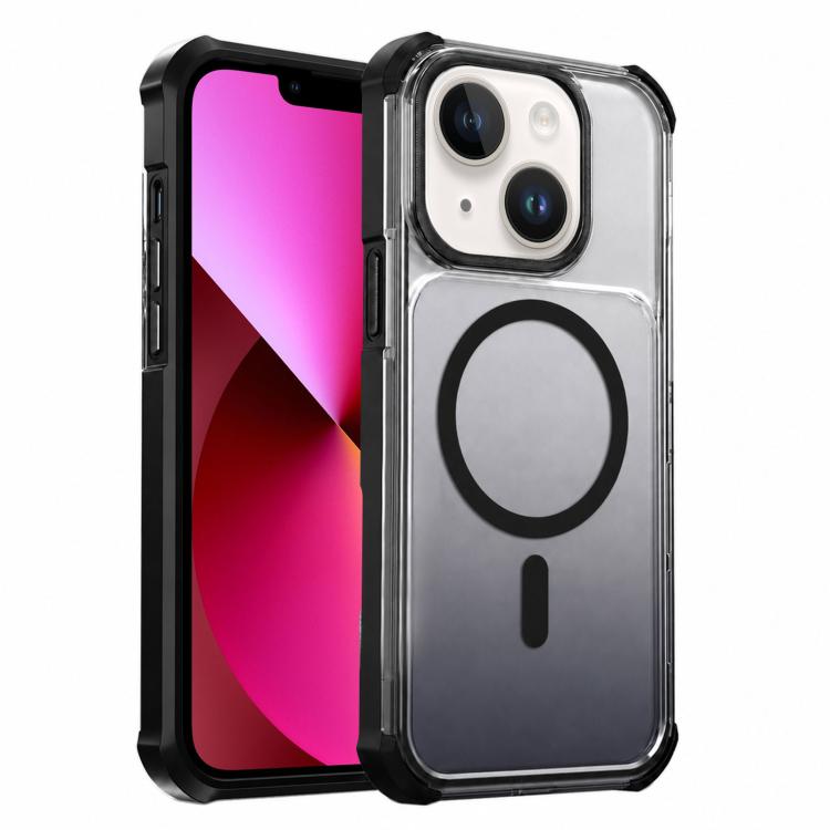 Custodia magnetica trasparente effetto sfumato per iPhone 13 Pro