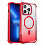 Custodia magnetica trasparente effetto sfumato per iPhone 13 Pro