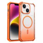 Custodia magnetica trasparente effetto sfumato per iPhone 15