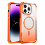 Custodia magnetica trasparente effetto sfumato per iPhone 15