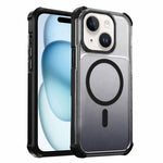 Custodia magnetica trasparente effetto sfumato per iPhone 16