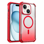 Custodia magnetica trasparente effetto sfumato per iPhone 16