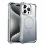 Custodia magnetica trasparente effetto sfumato per iPhone 16