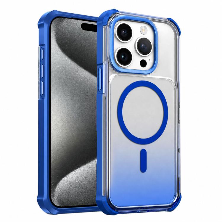 Custodia magnetica trasparente effetto sfumato per iPhone 16