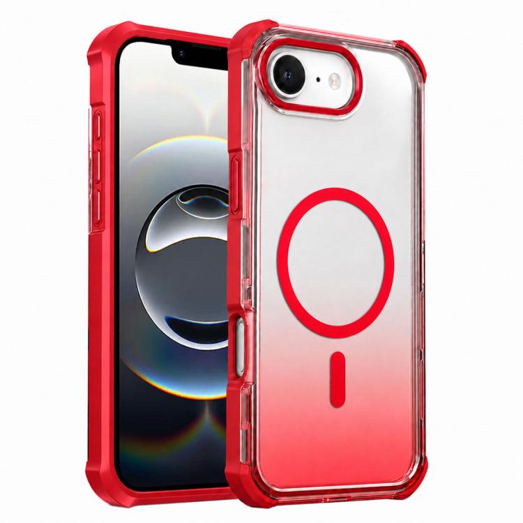 Custodia magnetica trasparente effetto sfumato per iPhone