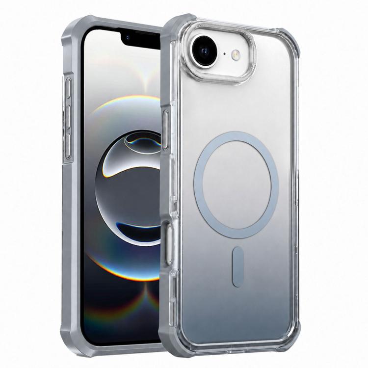 Custodia magnetica trasparente effetto sfumato per iPhone