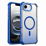 Custodia magnetica trasparente effetto sfumato per iPhone