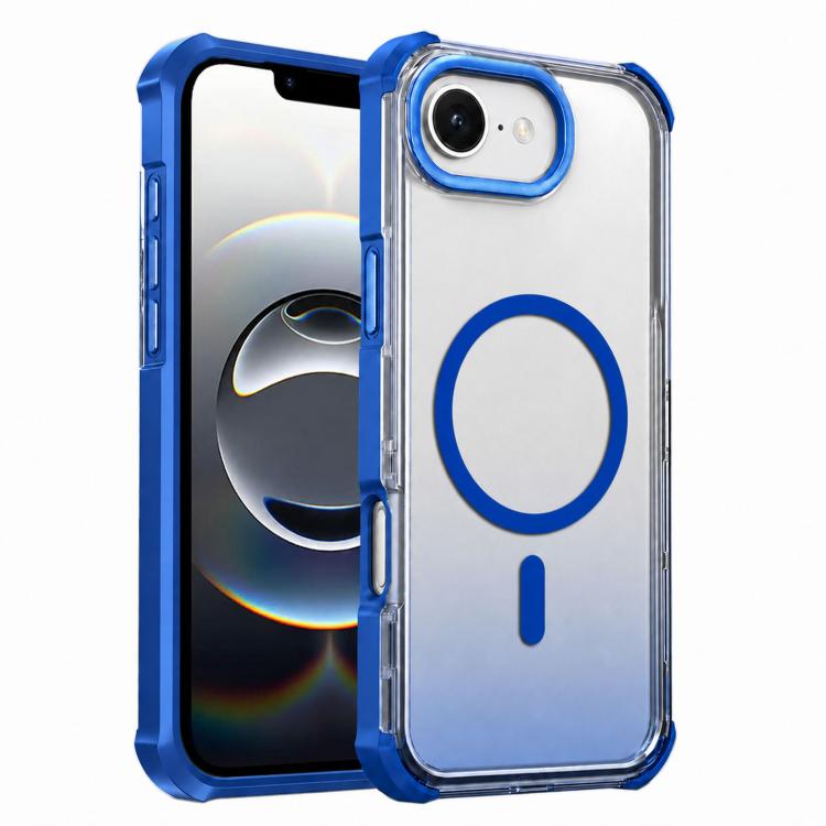 Custodia magnetica trasparente effetto sfumato per iPhone