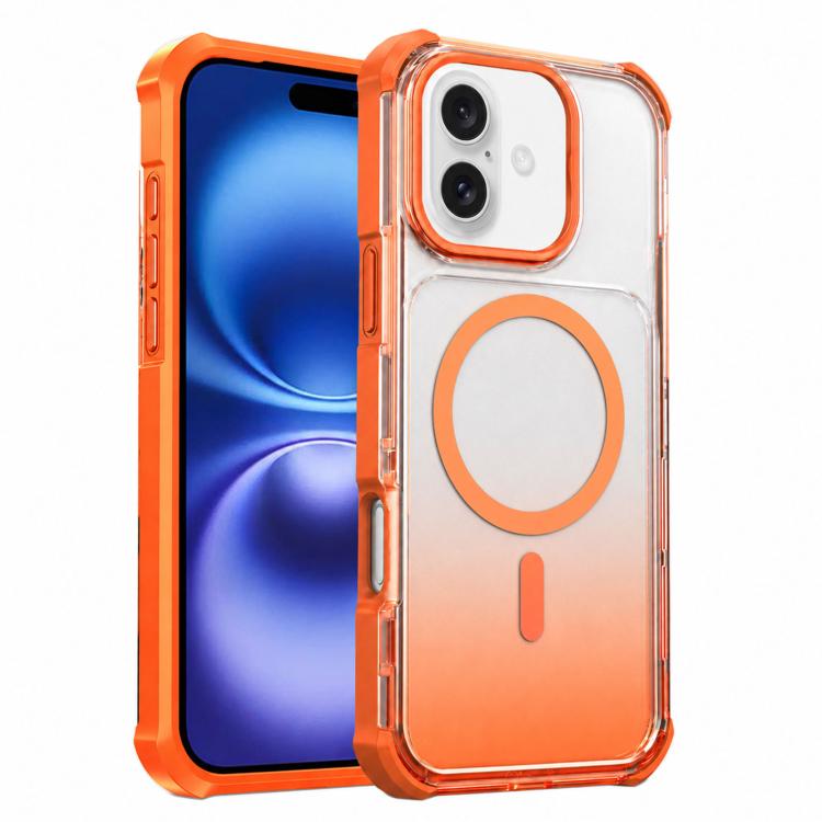 Custodia magnetica trasparente effetto sfumato per iPhone