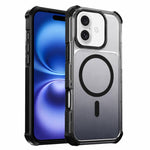 Custodia magnetica trasparente effetto sfumato per iPhone