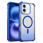 Custodia magnetica trasparente effetto sfumato per iPhone