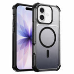 Custodia magnetica trasparente effetto sfumato per iPhone