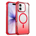 Custodia magnetica trasparente effetto sfumato per iPhone