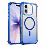 Custodia magnetica trasparente effetto sfumato per iPhone