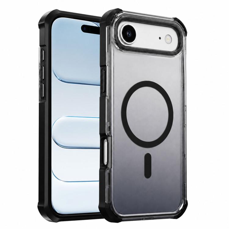 Custodia magnetica trasparente effetto sfumato per iPhone