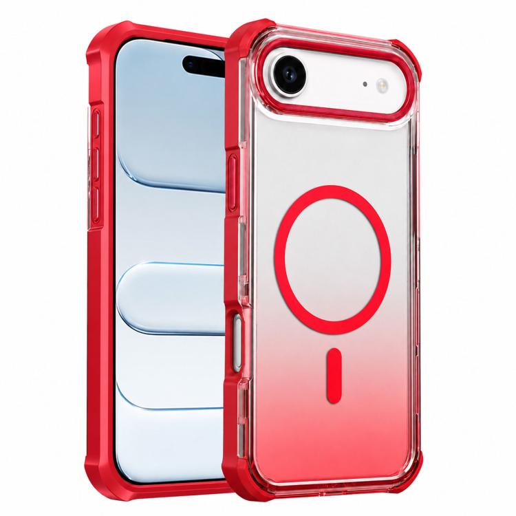 Custodia magnetica trasparente effetto sfumato per iPhone