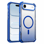 Custodia magnetica trasparente effetto sfumato per iPhone