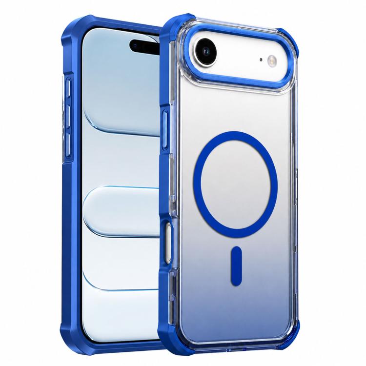 Custodia magnetica trasparente effetto sfumato per iPhone