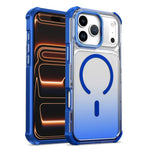 Custodia magnetica trasparente effetto sfumato per iPhone