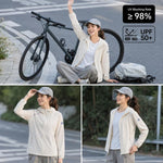 Giacca da donna leggera traspirante con protezione solare UPF50+