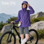 Cappotto donna traspirante con protezione solare UPF50+