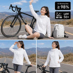 Cappotto donna traspirante con protezione solare UPF50+