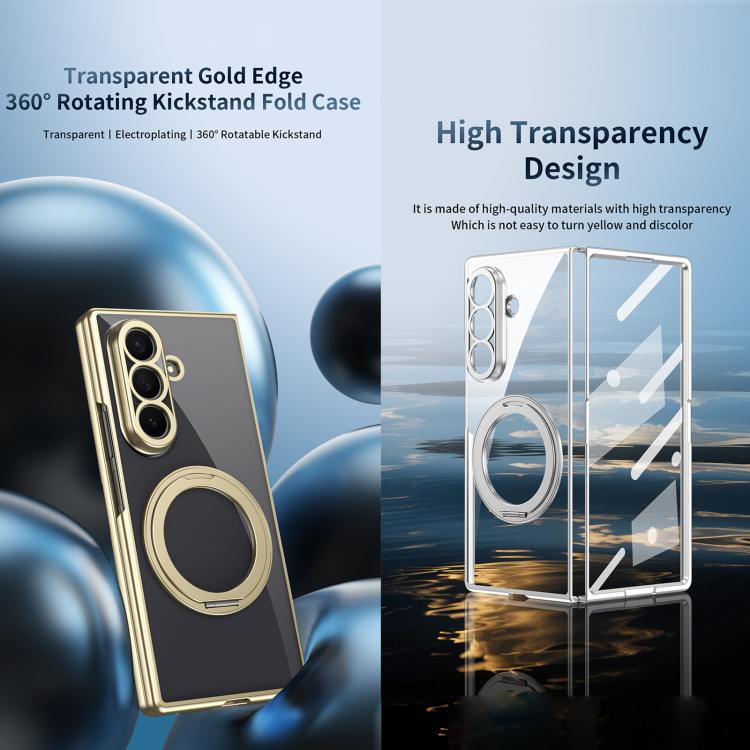 Custodia trasparente con anello magnetico per Galaxy Z Fold8 Ultra 5G, Fold7 5G